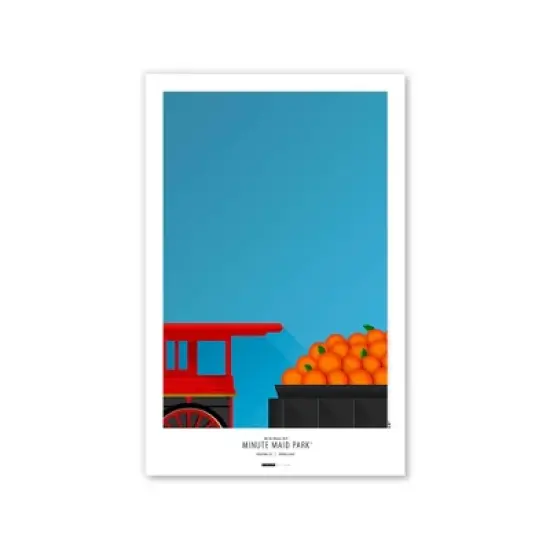 MLB Houston Astros Minute Maid Park Art Poster image {4}