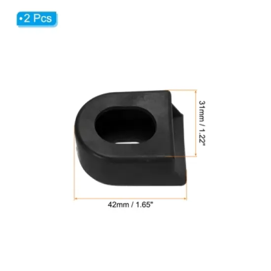 Unique Bargains Anti-Friction Plastic Road Bike Crank Protectors 2 Pcs image {1}