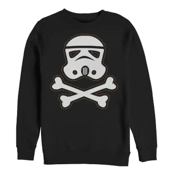 Men's Star Wars Halloween Stormtrooper Crossbones Sweatshirt image {2}