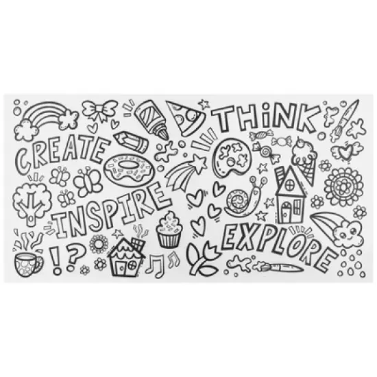 Prang&reg; Doodle & Drawing Roll, 4 Assorted Designs image {4}