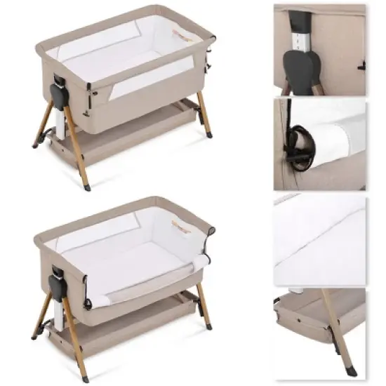 Dream On Me Lilly Bassinet & Bedside Sleeper image {12}