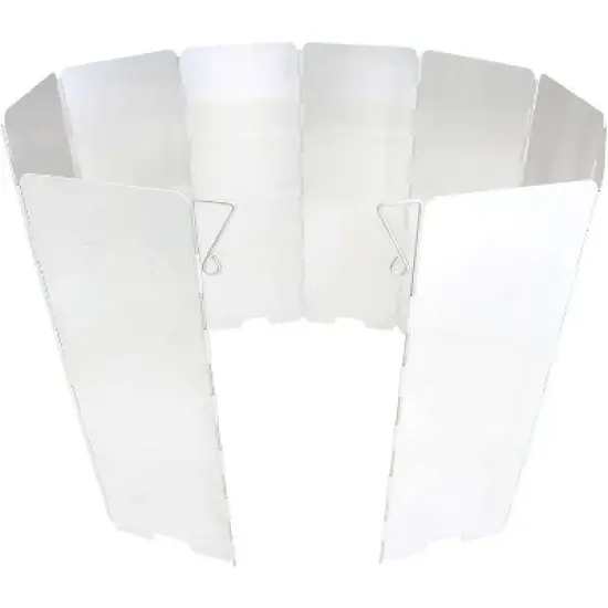 GasOne Aluminum 10 Plates Windscreen For Use with GasOne Stove and Other Backpacking Stoves, Camping Stoves, Butane Stoves, Alcohol Stoves image {5}