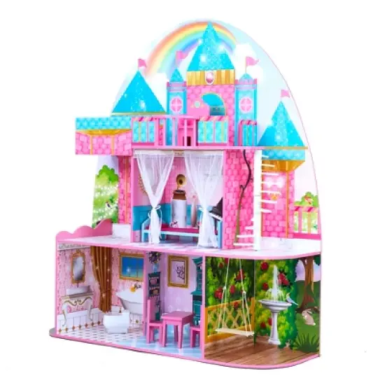 Olivia's Little World by Teamson Kids Furnished Castle Dollhouse for 12" Dolls image {10}