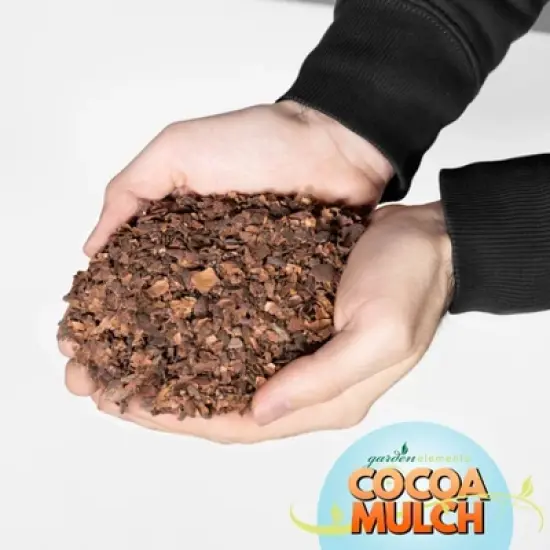 Garden Elements 100% Natural Cocoa Bean Shell Mulch for Gardens, Flower Beds, Potted Plants, Mulching 2 CF image {6}