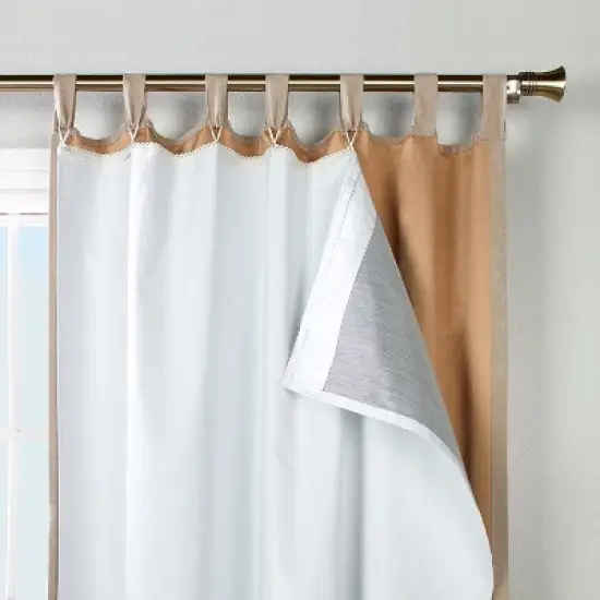Ultimate Thermal Energy Saving Blackout Window Curtain Single Panel Liner by Thermalogic image {3}