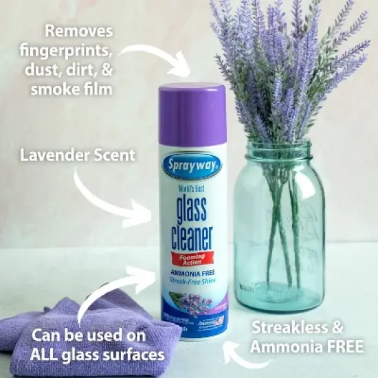 Sprayway Lavender Glass Cleaner Scent - 19oz image {7}