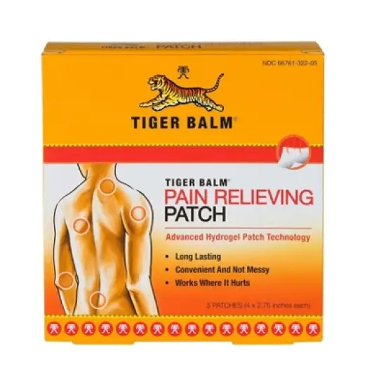 Tiger Balm Pain Relieving Patch - 5ct image {6}