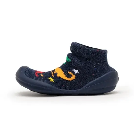 Komuello Toddler Boy First Walk Sock Shoes Dinos image {3}