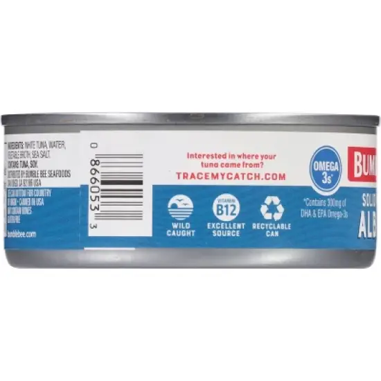 Bumble Bee Solid White Albacore Tuna in Water - 5oz image {2}