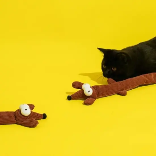zeze Dachshund Cat Teaser Wand-Brown image {5}