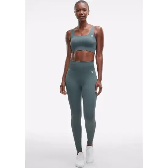 Peloton Women's Seamless High Rise Legging, Urban Green image {4}