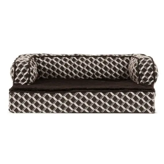 FurHaven Plush & Decor Comfy Couch Orthopedic Sofa-Style Dog Bed image {1}