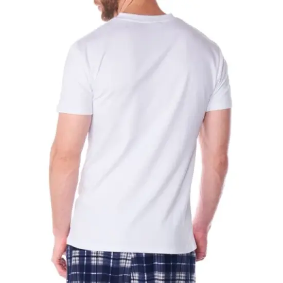 Alpine Swiss Mens Pajama Set Cotton Shirt and Polar Fleece Pants with Pockets image {7}