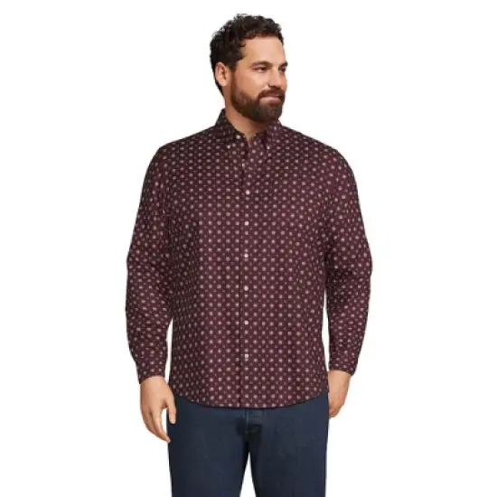 Lands' End Men's Traditional Fit No Iron Twill Shirt image {19}