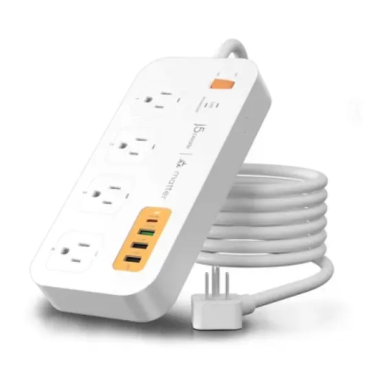 j5create Matter Enabled Smart Plug Power Strip With 4-Outlets and 4 USB Ports, JSPAC4430 image {10}