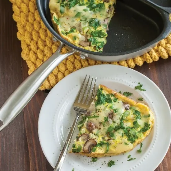 Nordic Ware Italian Frittata and Omelet Pan- Gray image {4}