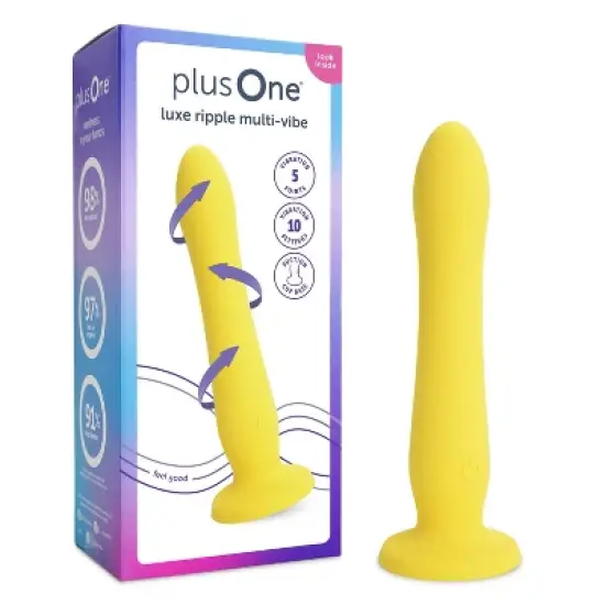 plusOne Luxe Ripple Multivibe Vibrator image {11}