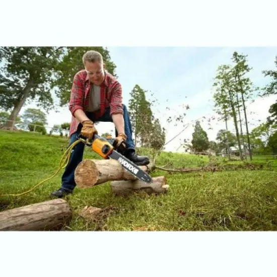 Worx WG305.1 8 Amp 14" Electric Chainsaw image {2}