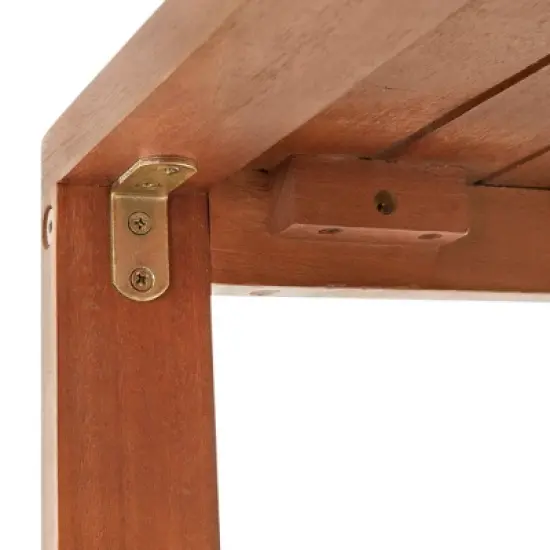 Grafton 3pc Eucalyptus Wood Outdoor Set - Natural - Alaterre Furniture image {12}