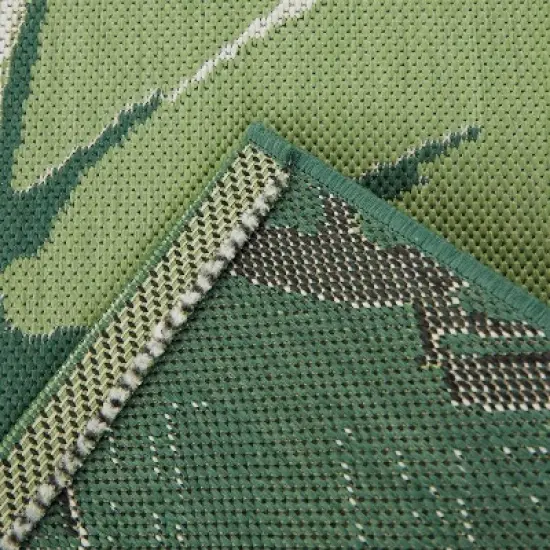 Bissen Coastal Botanical Rectangular Indoor/Outdoor Rug - Balta Rugs image {2}