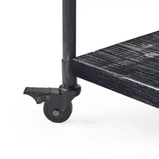 68" Farrells Industrial 5 Shelf Bookcase Gray - Christopher Knight Home image {7}