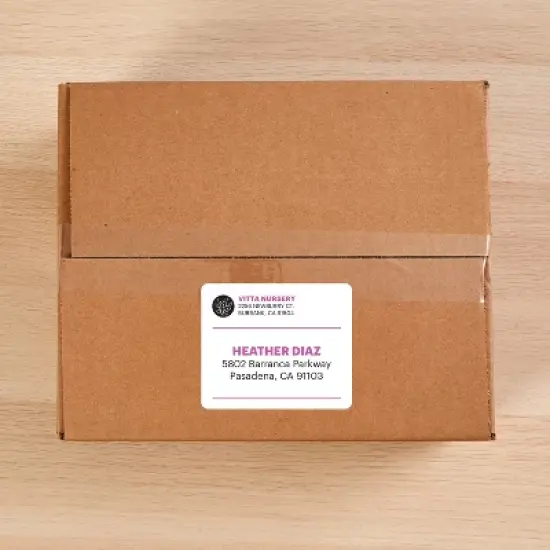 Avery Printable TrueBlock Shipping Labels, 3.5" x 5", Sure Feed, White, 2 Pack, 200 Labels Total (5640) image {1}