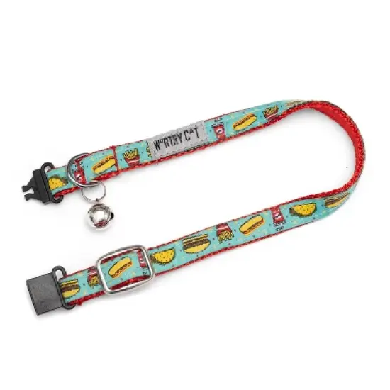 The Worthy Dog Food Fest Breakaway Adjustable Cat Collar image {1}