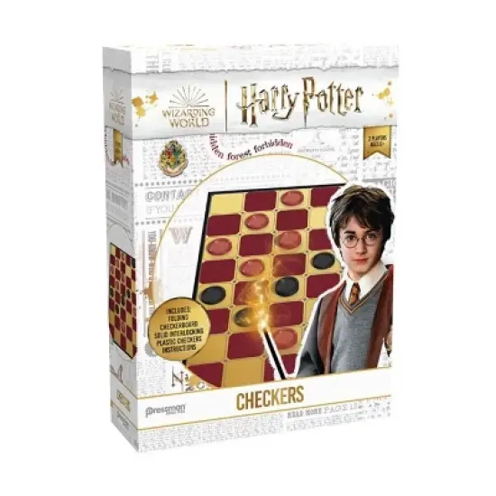 Harry Potter Checkers Board Game image {1}