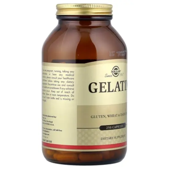 Solgar Gelatin, 250 Capsules (560 mg per Capsule) image {3}