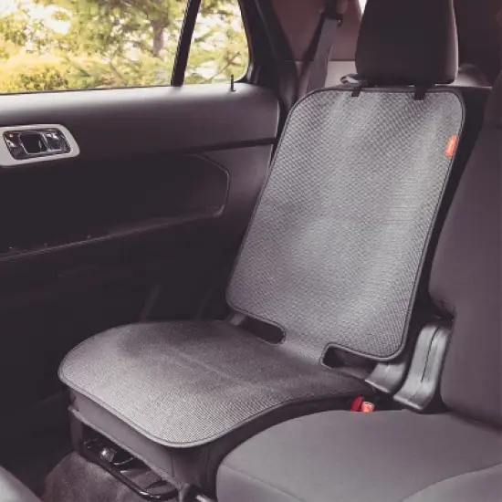 Diono Grip It Car Seat Protector 2-Pack for Car Seat, Crash Tested, Anti Slip, Water Resistant, Black image {1}