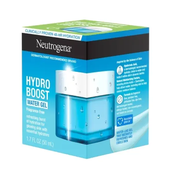 Neutrogena Hydro Boost Water Gel Face Moisturizer with Hyaluronic Acid for Dry Skin - Fragrance Free - 1.7 oz image {9}