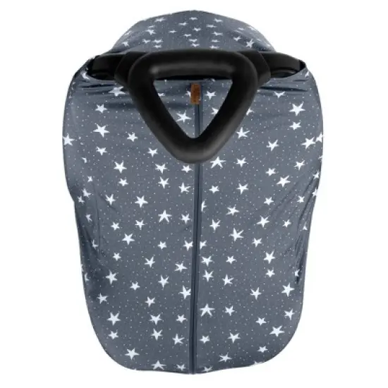 JJ Cole DreamGuard Packable Car Seat Canopy - Breathable & Adjustable Infant Car Seat Cover - Stars image {1}