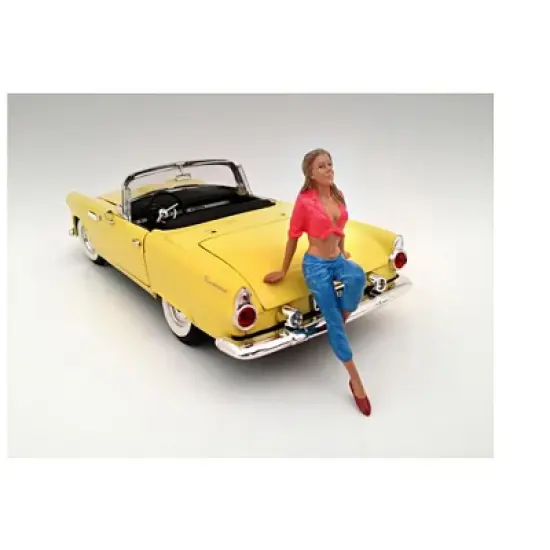 "Hanging Out" Wendy Figurine for 1/18 Scale Models by American Diorama image {1}