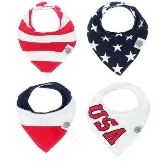 Parker Baby Co. Bandana Drool Bibs 4 Pack image {9}