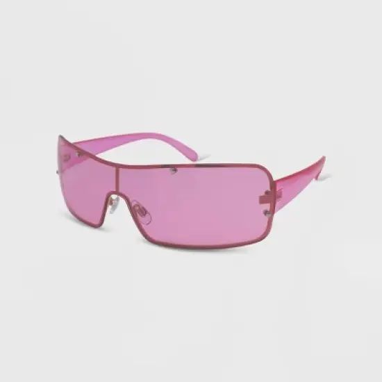 Women's Rimless Wrap Shield Sunglasses - Wild Fable&trade; image {1}