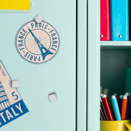 Wrapables Cube Neodymium Magnets, Strong Magnets for Refrigerator, Whiteboards, Crafts, Science Projects, Set of 12 (Large) image {5}