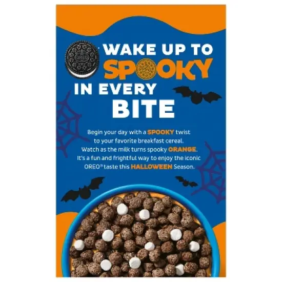 Post Halloween Oreo Puffs Breakfast Cereal - 16.5oz image {2}