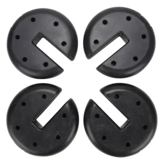 Z-Shade Venture 12 x 10 Foot Outdoor Garden Pop Up Canopy Tent with Light Filtering Side Panels and a 4 Pack of 5 Pound Leg Weight Plates, White image {3}