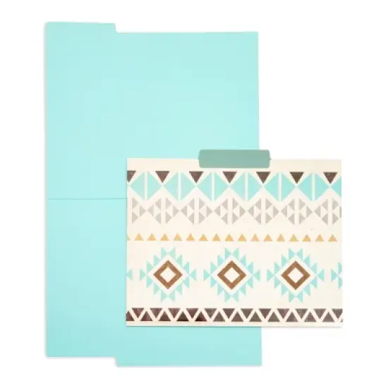 Best Paper Greetings 12-Count Decorative File Folders for Letter Size Paper, 1/3-Cut Tabs, 9.5 x 11.5" image {5}