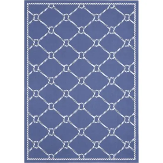 Waverly NauticalNavy Indoor/Outdoor Area Rug by Nourison image {10}