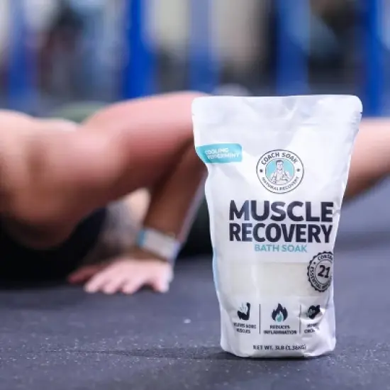 Coach Soak Muscle Recovery Cooling Peppermint Bath Soak - 3lb image {4}