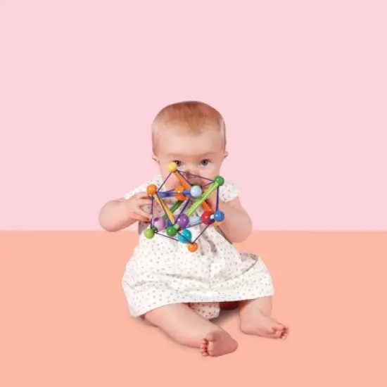 Manhattan Toy Skwish Color Burst Rattle and Teether Grasping Activity Toy (Boxed) image {1}