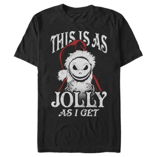Men's The Nightmare Before Christmas This Is As Jolly as I Get T-Shirt image {4}