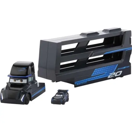 BLACK Disney Pixar Cars Minis Transporter with Vehicle image {4}