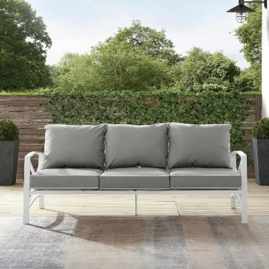 HomeStock Kaplan Outdoor Metal Sofa image {7}