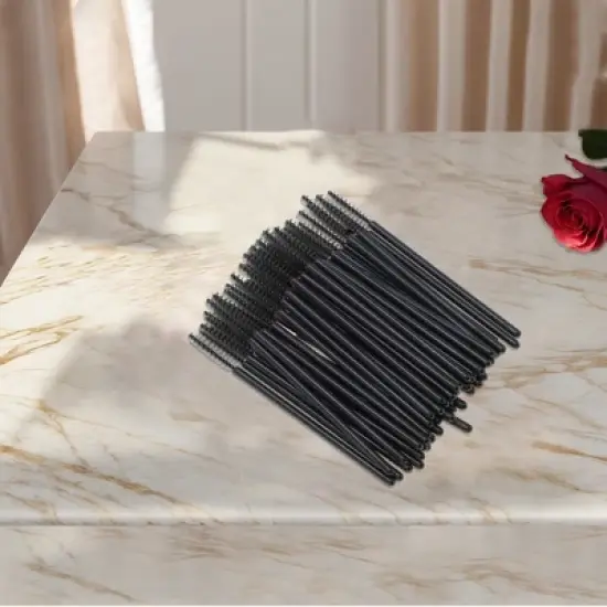 Unique Bargains Disposable Eyelash Brush 50 Pcs image {3}