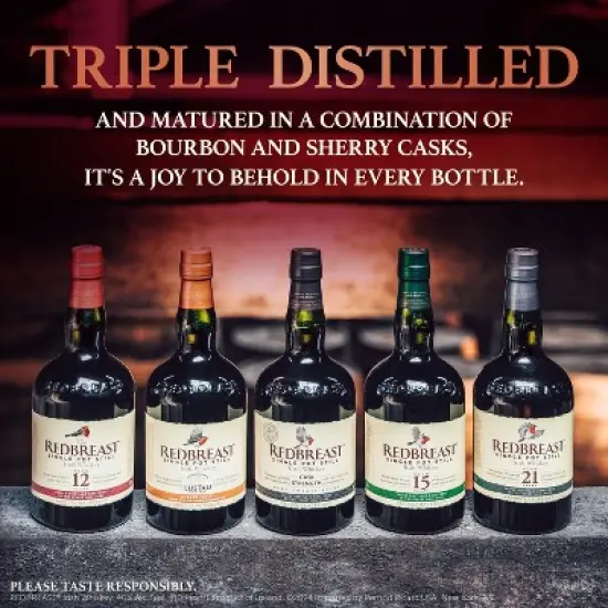 Redbreast 12yr Whiskey - 750ml Bottle image {1}