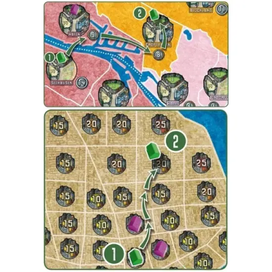 Rio Grande Games: Power Grid Bremen/Manhattan -Strategy Board Game, Ages 14+ image {5}