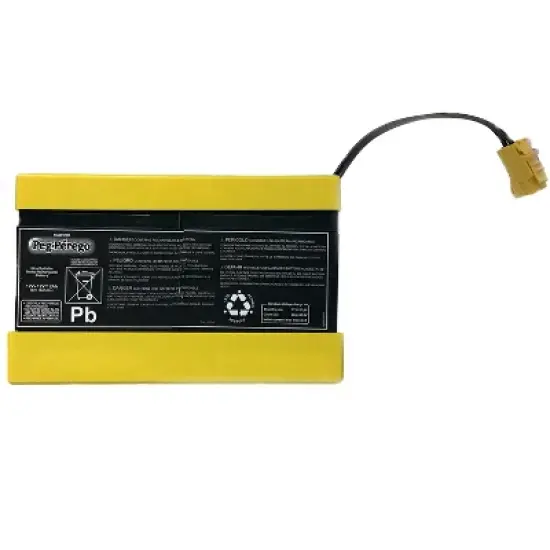 Peg Perego 24 Volt Battery - Black/ Yellow image {1}