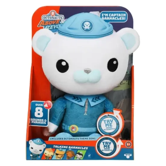 Octonauts Above & Beyond Talking Captain Barnacles Stuffed Animal image {1}